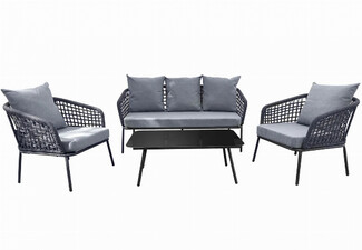 Four-Piece Outdoor PE Rattan Sofa Set