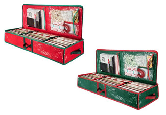 Paper Christmas Wrapping Storage Container - Available in Two Colours & Options for Two-Set