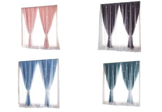 Gauze Curtains - Four Colours Available - Option for Two