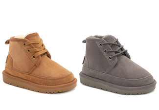 Ozwear Ugg Kinsley Kids Lace Boots Water-Resistant - Two Colours & Six Sizes Available