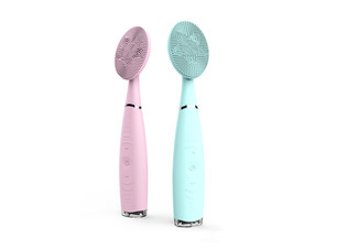 Electric Water-Resistant Facial Massage Cleansing Brush - Two Colours Available