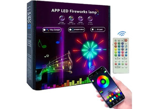 Firework Strip Lights with Smart Music Sync & Remote Control