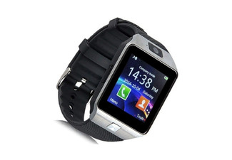 Touchscreen Smart Watch Bluetooth Fitness Tracker with Camera, Pedometer, Sim TF Card Slot - Two Colours Available