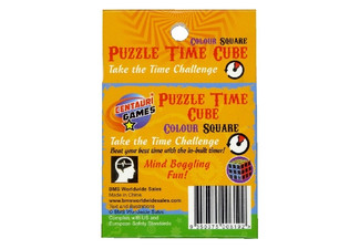 Cube Timer Puzzles - Carbon Fibre