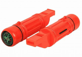 Five-in-One Outdoor Survival Whistle