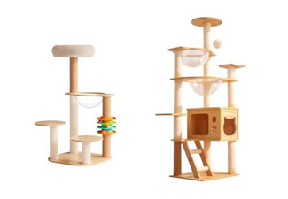 Cat Tree Tower with Space Capsule - Two Sizes Available