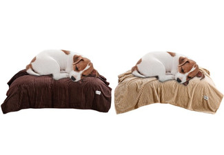 Two Pet Blankets - Four Colour Options Available