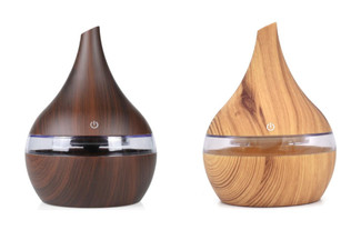 300ml Wood Grain USB Electric Air Diffuser - Available in Two Colours