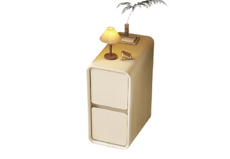 Bedside Table with Drawers - Available in Two Sizes