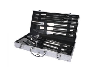 10-Piece Stainless Steel BBQ Tool Set