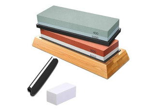 Multi-Grit Knife Sharpening Stones Set