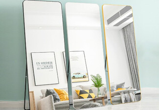 Aluminium Alloy Frame Full-Sized Body Mirror - Three Colours Available
