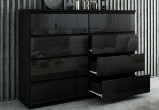 Serena Eight-Drawer Chest Cabinet