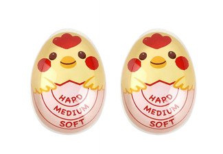 Two-Piece Boiled Egg Timer Set - Option for Two Sets