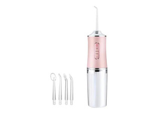 Cordless Water Flosser Teeth Cleaner with Three-Modes & Four-Jet Tips