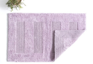 50 x 80cm Renee Taylor Retreat Reversible Cotton Bath Mat - Eight Colours Available