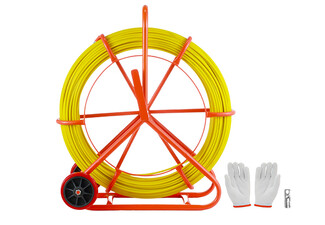 Fibreglass Fish Tape Puller with Reel Stand - Available in Two Sizes