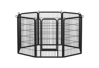 Heavy Duty 24-Panel 100cm Pet Dog Pen