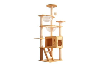 Cat 130cm Tree Tower with Space Capsule
