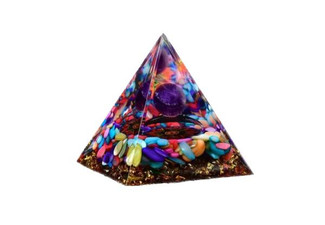 Crystal Pyramid Decoration