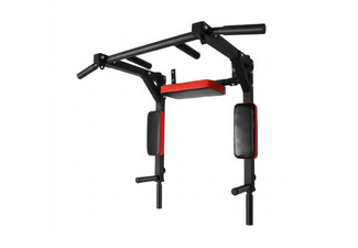 Wall-Mounted Pull Up & Dip Station Power Tower