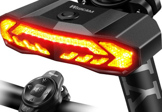 Smart Bike Tail Light with Turn Signals & Brake Light