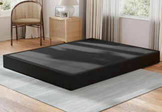 Metal Double Bed with Fabric Cover