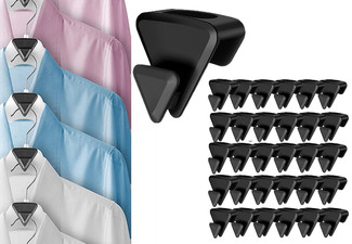 30-Pack Space Saving Hanger Hooks