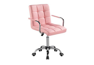 Modern Pink Office Computer Chair
