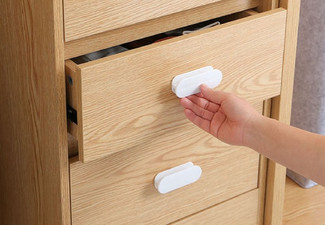 Four-Pack Window & Cabinet Handles - Three Colours Available & Option for Eight-Pack