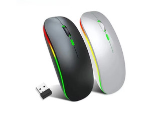 Rechargeable RGB Wireless Mouse - Three Colours Available