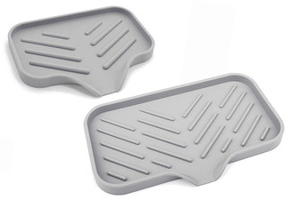 Kitchen Sink Silicone Tray with Drainage System - Two Sizes Available