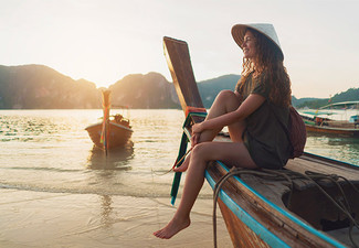 Per-Person, Twin-Share Nine-Day Phuket & Phi Phi Island Getaway incl. Flights, Ferry Transportation, Breakfast & Massage