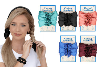 Lazy Heatless Hair Curler - Available in Five Colours & Option for Two-Pack