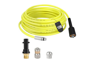 10M Pressure Washer Pipe Adapter Set Compatible with Karcher KSeries - Option for 15M