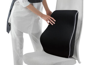 Ergonomic Memory Foam Cushion with Adjustable Strap