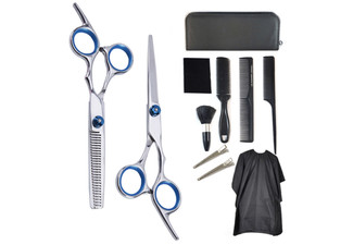 11-Piece Professional Home Hair Cutting Scissors Kit