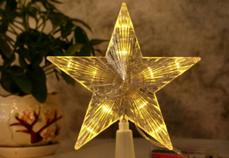 Christmas LED Glowing Star Tree Topper