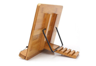 Bamboo Adjustable Reading Book Stand
