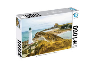Puzzlers World 1000-Pieces Castlepoint Lighthouse NZ