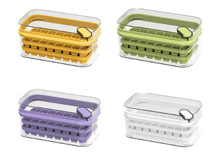 Two-Tier Ice Cube Tray with Easy Release - Four Colours Available