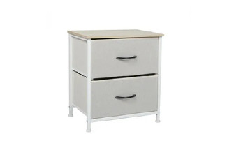 Two-Drawer Bedside Table