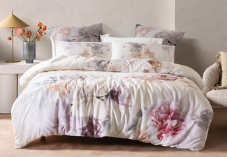 Marliano Duvet Cover Incl. Pillowcase - Available in Three Sizes & Option for Extra European Pillowcase