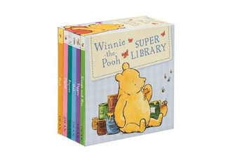 Winnie the Pooh Super Library Six-Title Set - Elsewhere Pricing $33.68