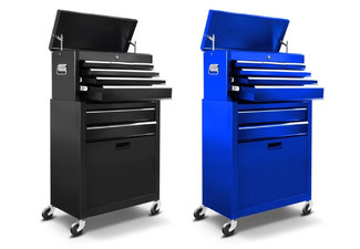 Six-Drawer Tool Cabinet Combo - Two Colours Available