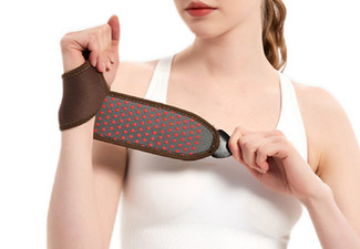 Pair of Self Heating Wrist Support Straps - Option for Two-Pairs