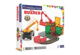 Magna-Tiles 32-Piece Builder Set - Option for Two Sets
