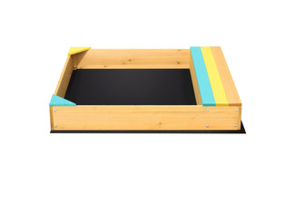 Kids Sand Pit Outdoor Wooden Sandbox with Cover