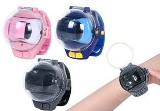 2.4GHz Mini Wearable Watch RC Car Toy - Available in Three Colours & Option for Two-Pack