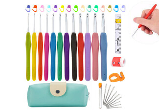 31-Piece Soft Crochet Tool Set